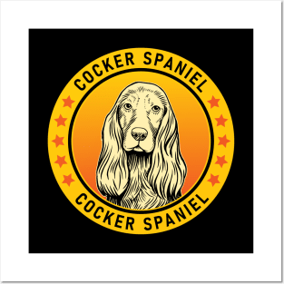 Cocker Spaniel Dog Portrait Posters and Art